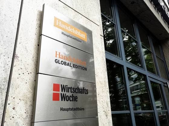Capital Office from Handelsblatt and Wirtschaftswoche WiWo in Berlin, Germany the Handelsblatt is a German Daily newspaper, the WiWo a Business magazine both become from the Düsseldorf Handelsblatt Media Group published, the for their part to DVH Media belongs to on 02 09 2020 Copyright: xdtsxNachrichtenagenturx dts_14974