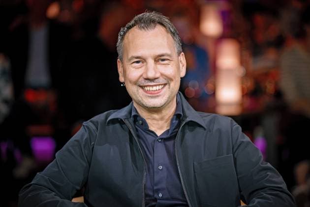 MDR Riverboat writer Sebastian Fitzek on the occasion of the recording of the MDR talk show Riverboat on 12 05 2023 in the Mediacity Leipzig 20230512SFL0015