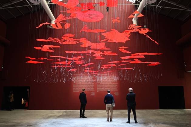 18 Mostra Internationale di Architettura, Biennale Venezia International Architecture Biennale 2023 Central Pavilion in Giardini, Force Majeure curated by Lesley Lokko at the Central Pavilion