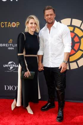 20 May 2023 Universal City, California - Catherine Ritchson, Alan Ritchson. Charlize Theron Africa Outreach Project 2023 Block Party held at Westwood Universal Studios Backlot in Universal City. Photo Credit: AdMedia 292295 2023-05-20 CA Universal City Etats-Unis  Copyright: xAdMediax STAR_292295_057