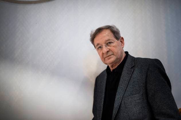 STOCKHOLM 20131127 Hungarian author Peter Nadas in Sweden to talk about his trilogy Parallel Stories STOCKHOLM SWEDEN x11370x  Copyright: xVilhelmxStokstadx xTTx PETER NÃ?DAS