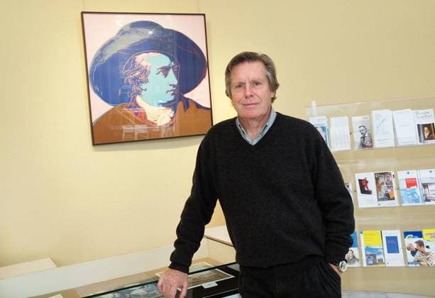 Auf Einladung der Vorsitzenden der Theatergemeinde Düsseldorf Heike Spies besucht der Schauspieler Sigmar Solbach (Ziemlich beste Freunde) zusammen mit seinem Bruder, dm Musikwissenschaftler Reinhard Kretschmer die Ausstellung Goethe in seiner Zeit im Goethe-Museum ;Foto: Ingo Lammert WAZ FotoPool Auf Einladung der Vorsitzenden der Theatergemeinde Düsseldorf Heike Spies besucht der Schauspieler Sigmar Solbach (Ziemlich beste Freunde) zusammen mit seinem Bruder, dm Musikwissenschaftler Reinhard Kretschmer die Ausstellung Goethe in seiner Zeit im Goethe-Museum ; Deutschland NRW Düsseldorf Copyright: IngoxLammert