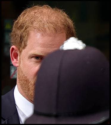 06 06 2023. London, United Kingdom. Prince Harry arriving at the High Court in London. Prince Harry, Duke of Sussex leaving the High Court in central London, after giving evidence in his trial against Mirror Group Newspapers (MGN). Copyright: xAndrewxParsonsx xParsonsxMediax PAR-8371-0025