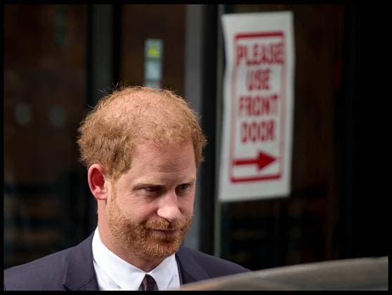 06 06 2023. London, United Kingdom. Prince Harry arriving at the High Court in London. Prince Harry, Duke of Sussex leaving the High Court in central London, after giving evidence in his trial against Mirror Group Newspapers (MGN). Copyright: xAndrewxParsonsx xParsonsxMediax PAR-8371-0026