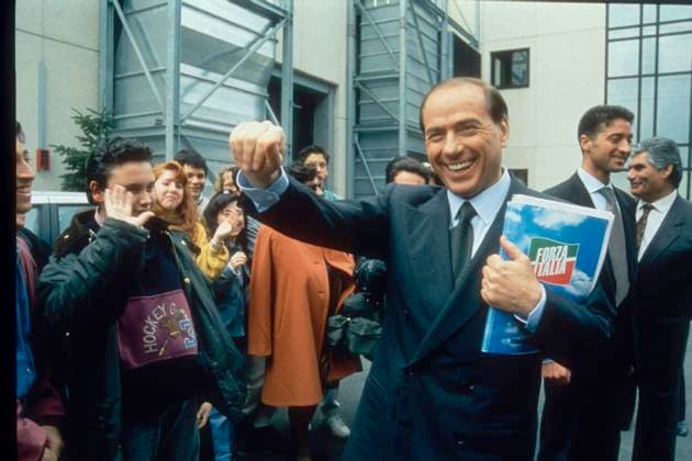 SILVIO BERLUSCONI Silvio Berlusconi, leader of Forza Italia, died today at the age of 86. 1994 SILVIO BERLUSCONI, Credit:Camilla Morandi Avalon Italia, ROMA  Copyright: xCamillaxMorandix xAvalonx 0782917984
