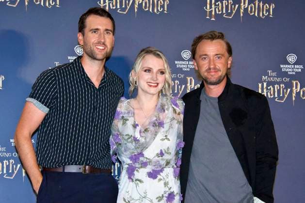 Matthew Lewis, Evanna Lynch and Tom Felton at the opening of Warner Bros Studio Tour Tokyo The Making of Harry Potter at the former Toshimaen site Tokyo, 15 06 2023. Foto:xK.xNarax xFuturexImage