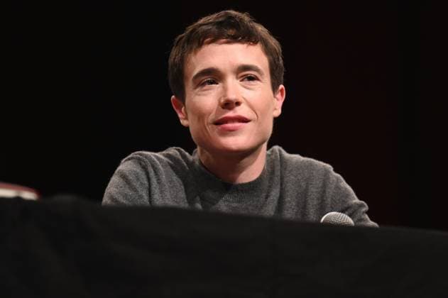 Canadian actor Elliot Page speaks at phil Cologne, international philosophy festival is Germanys largest philosophy festival