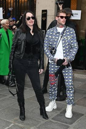 PFW Jean Paul Gaultier Outside Arrivals Beatrice Dalle arriving at the Jean Paul Gaultier show during Paris Fashion Week Haute Couture in Paris, France on January 26, 2022. Photo by Julien Reynaud APS-Medias ABACAPRESS.COM Paris France Copyright: xReynaudxJulien APS-Medias ABACAx 796214_004 ReynaudxJulien APS-Medias ABACAx 796214_004