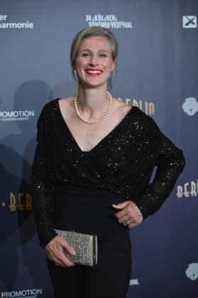 Athlete Britta Heidemann comes to the premiere of Berlin Berlin, The Great Show of the Golden 20s, at the 34 Summer Festival in the Cologne Philharmonic Hall