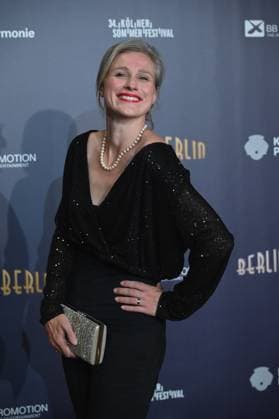 Athlete Britta Heidemann comes to the premiere of Berlin Berlin, The Great Show of the Golden 20s, at the 34 Summer Festival in the Cologne Philharmonic Hall