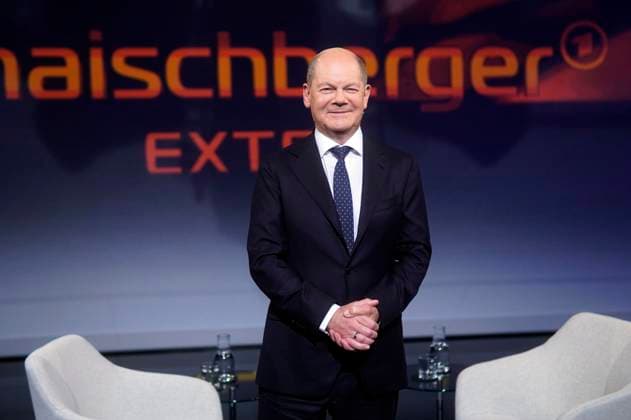 Olaf Scholz in the ARD talk show maischberge extrar in the studio Berlin Adlershof Berlin, 28 06 2023 Foto:xT.xBartillax xFuturexImage