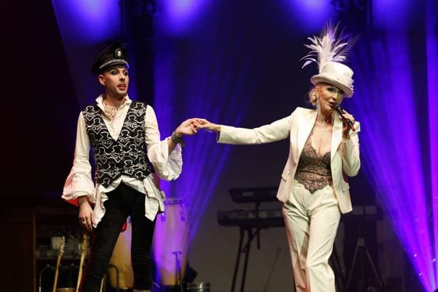 Desiree Nick, Jack Woodhead MAD MAGIC The Crazy Variety Show, on 05 07 2023 in Berlin, Wintergarten VarietÃ , Germany