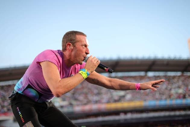 GÖTEBORG 20230708 Coldplay with singer Chris Martin plays at Ullevi on Saturday night GÖTEBORG SVERIGE x9200x  Copyright: xAdamxIhse TTx COLDPLAY KONSERT TTABB0000000000199283