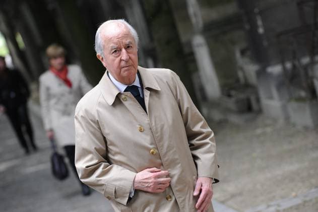 Guy Carcassonne Funeral - Paris Edouard Balladur arrives at the funeral service for Guy Carcassonne at Montmartre Cemetery in Paris, France on June 3, 2013. Photo by Mousse-Wyters ABACAPRESS.COM Paris Montmartre Cemetery France  Copyright: xMousse-Wyters ABACAx 367320_007 Mousse-Wyters ABACAx 367320_007 