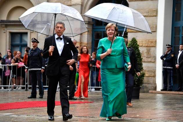 Angela Merkel with husband Joachim Sauer at the opening of the Richard Wagner Festival 2023 with the premiere of Richard Wagners Parsifal at the Bayreuth Festspielhaus Bayreuth, 25 07 2023 Foto:xN.xKubelkax xFuturexImage