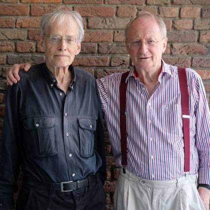 Timm Ulrichs and Klaus Staeck, Academy of the Arts Berlin, Hanseatenweg, 25 6 2019