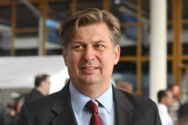 Maximilian KRAH, single picture, cut single motive, Portraet, Portrait,Portrait 14 Federal party conference of the AfD alternative for Germany on 28 07 2023 in the fair Magdeburg