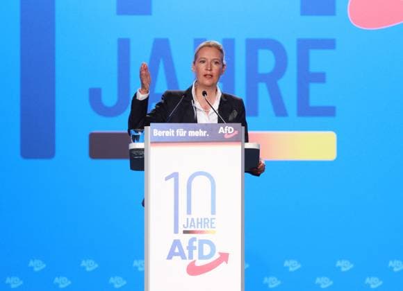 Magdeburg, Saxony Anhalt, Germany, 29 07 2023 Alice Weidel gives a speech at AfD federal party conference Copyright: xdtsxNachrichtenagenturx dts_20849