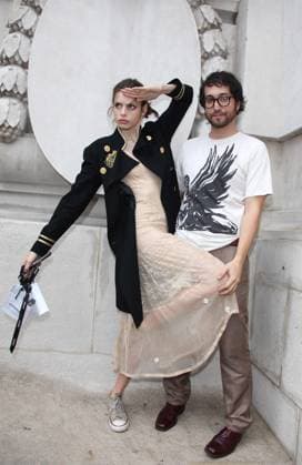 Sean Lennon and girlfriend at Chanel Fashion Show - Paris Sean Lennon and his girlfriend attending the Chanel s Spring-Summer 2010 ready-to-wear collection show held at Grand Palais in Paris, France on October 6, 2009. Photo by Denis Guignebourg ABACAPRESS.COM Paris France  Copyright: xGuignebourgxDenis ABACAx 204435_002 GuignebourgxDenis ABACAx 204435_002 
