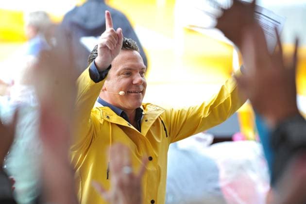 ARD Immer wieder Sonntags host Stefan Mross during the ARD entertainment show Immer wieder Sonntags on 06 08 2023 at Europapark Rust 20230806MWI89247