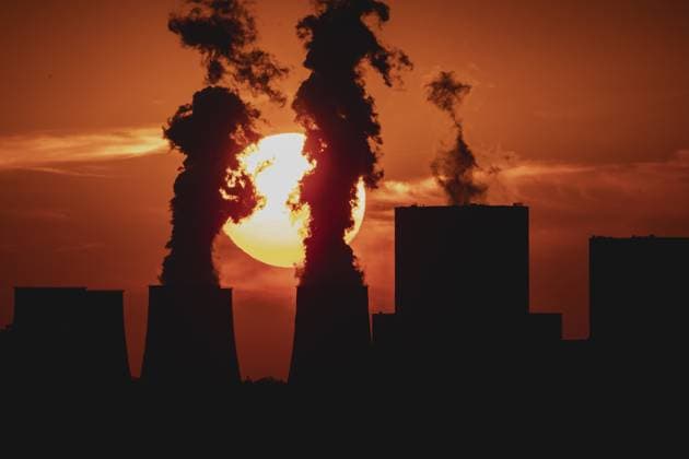 The Boxberg coal-fired power plant stands out against the setting sun in Neuliebel, 18 08 2023 According to the German governments roadmap for phasing out coal, the last unit of the power plant is to be shut down by the end of 2038 Along with Jaenschwalde and Schwarze Pumpe, Boxberg is one of three power plant Copyright: xFlorianxGaertnerx