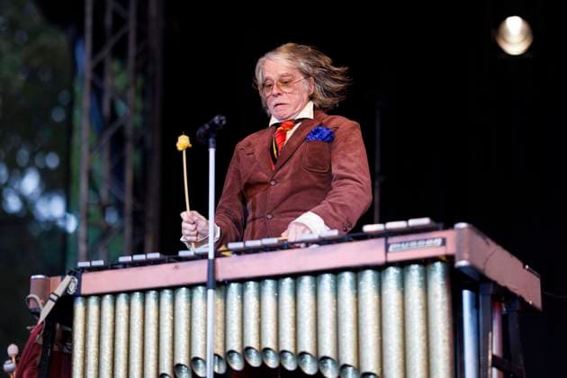 Musician Helge Schneider performing as part of his tour Helge Schneider live The Last Torero BIG L A show at the Cologne Tanzbrunnen Cologne, 25 08 2023 NRW Germany Copyright: xChristophxHardtx