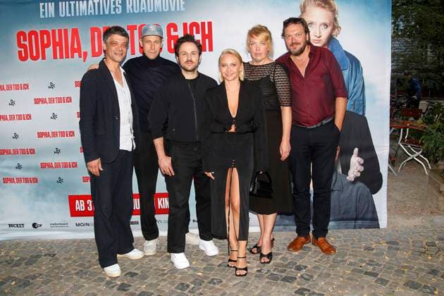 Carlo Ljubek, Marc Hosemann, Dimitrij Schaad, Anna Maria Muehe, Dimitrij Schaad, Lina Beckmann and Charly Huebner at the Sophia, the death I Â film premiere on 26 08 2023 in Hamburg Sophia, the death I Â film premiere in Hamburg