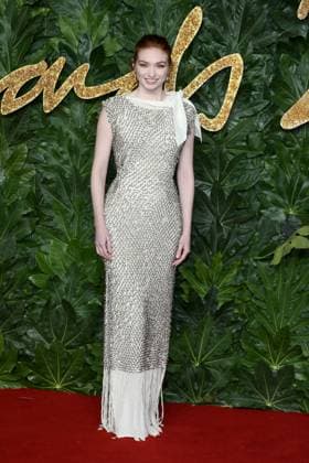 December 10, 2018, London, United Kingdom: Eleanor Tomlinson attends the Fashion Awards at the Royal Albert Hall in London. London United Kingdom - ZUMAs197 20181210_aab_s197_089 Copyright: xFredxDuvalx