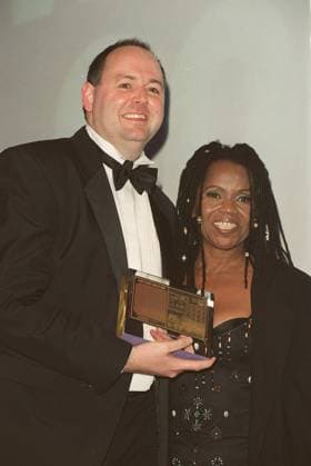 Left: TIM LIHOREAU British Producer and Writer Station Sound Classic and Right: PP ARNOLD British Singer and Actress Attending the Sony Radio Awards COMPULSORY CREDIT: UPPA Photoshot Photo UGL 017323 T-24 02.05.2000 Left: TIM LIHOREAU British Producer and Writer Station Sound Classic and Right: PP ARNOLD British Singer and Actress Attending the Sony Radio Awards COMPULSORY CREDIT: Starstock Photoshot Photo UGL 017323 T-24 02.05.2000, Credit:Photoshot Avalon United Kingdom  Copyright: xPhotoshotx xAvalonx 0502558771
