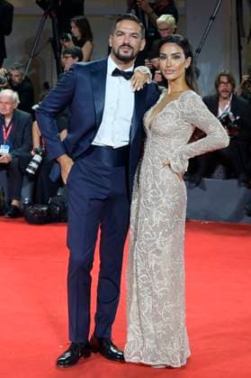 September 4, 2023, Venice Lido, Italy: Pietro Tartaglione (l) and Rosa Perrotta (r) attend the red carpet of the movie Coupe de chance at 80 Venice Film festival at Palazzo del cinema. Venice Lido Italy - ZUMAs197 20230904_aaa_s197_351 Copyright: xMarioxCartellix