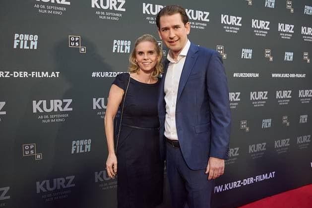 Vienna 06 09 2023 Tonight the first of two films about former Austrian Chancellor Sebastian Kurz ÖVP celebrated its premiere at