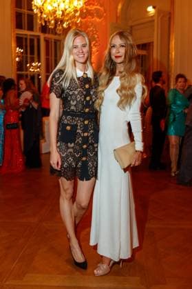 Event Movie Meets Media Larissa Marolt and Jenny Elvers at the Movie Meets Media Event at Schlosshotel Grunewald by Patrick Hellmann on 08 09 2023 in Berlin Copyright: xEventpressxKochanx