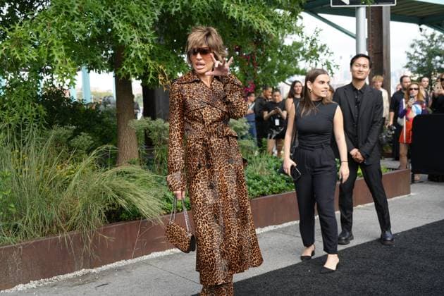 September 11, 2023, New York, NY, USA: LISA RINNA attends the Michael Kors Spring 2024 Fashion Show,.Domino Park, Brooklyn, NY.September 11, 2023. New York USA - ZUMAms4_ 20230911_faf_ms4_026 Copyright: xSoniaxMoskowitzxGordonx