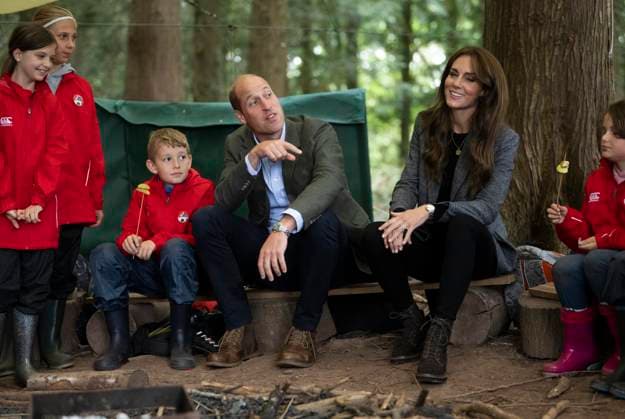 The Prince and Princess of Wales visit Madley Primary School Royal Highnesses, The Prince and Princess of Wales visit Madley Primary School s Forest School which prioritises outdoor learning in Brampton Hill Wood, Vowchurch, Herefordshire, UK, 14 September 2023, Credit:David Rose Avalon UK, Vowchurch Copyright: xDavidxRosex xAvalonx 0805264471