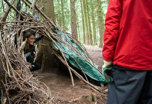 The Prince and Princess of Wales visit Madley Primary School Royal Highnesses, The Prince and Princess of Wales visit Madley Primary School s Forest School which prioritises outdoor learning in Brampton Hill Wood, Vowchurch, Herefordshire, UK, 14 September 2023, Credit:David Rose Avalon UK, Vowchurch Copyright: xDavidxRosex xAvalonx 0805264630