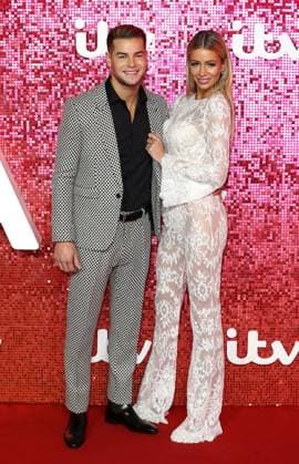 November 9, 2017, London, United Kingdom: Olivia Attwood (R) and Chris Hughes attend the ITV Gala at the London Palladium in London. London United Kingdom - ZUMAs197 20171109_aab_s197_108 Copyright: xFredxDuvalx