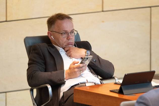 Dr Christian BLEX, Non-attached, 42 Session of the State Parliament of North Rhine Westphalia, in the State Parliament of North Rhine Westphalia NRW, Duesseldorf on 20 09 2023,