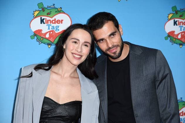 Aurora Ramazzotti with husband Goffredo Cerza at Ferrero KinderTag 2023 at Radialsystem V in Berlin on 20 09 2023