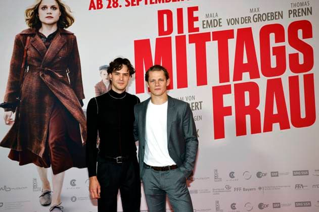 Thomas Prenn and Max von der Groeben at the premiere of the feature film Die Mittagsfrau at Kino International Berlin, 20 09 2023 Foto:xS.xGabschx xFuturexImagex mittagsfrau_berlin_3918