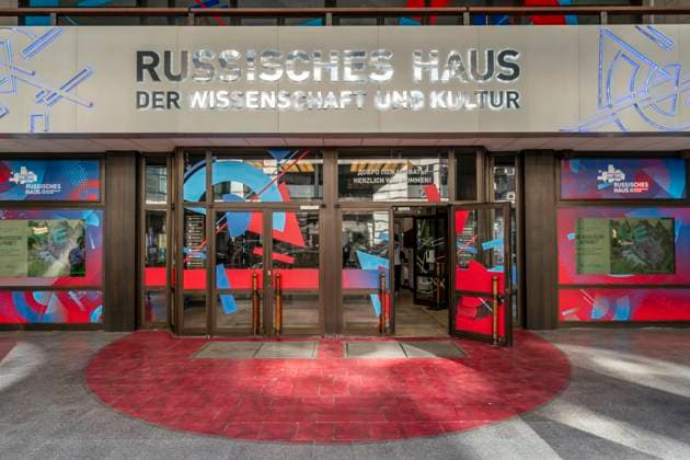 Russian House of Science and Culture, Friedrichstrasse, Berlin Mitte, Russian House of Science and Culture, Friedrichstrasse, Berlin Mitte The house has been under criticism since the Russian invasion of Ukraine in 2022 The agency Russotrudnichestvo, which runs the house, has been on the EU sanctions list since 21 July 2022