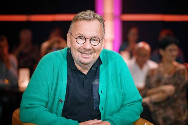 MDR Riverboat entertainer Bernd Stelter on the occasion of the recording of the MDR talk show Riverboat on 29 09 2023 in the Mediacity Leipzig 20230930SFL0026