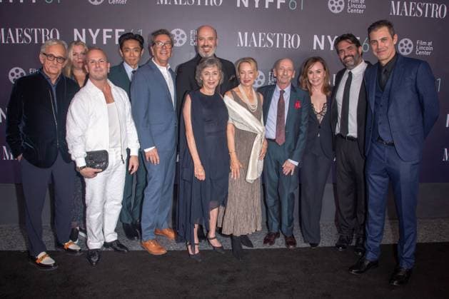 Bilder des Jahres 2023, Entertainment 10 Oktober Entertainment Themen der Woche KW40 Entertainment Bilder des Tages 61st New York Film Festival - Maestro (NEW) 61st New York Film Festival - "Maestro". October 2, 2023, New York, New York, USA: (L-R) Fred Berner, Amy Durning, Yannick Nezet-Seguin, Kazu Hiro, Kevin Thompson, Mark Bridges, Nina Bernstein Simmons, Jamie Bernstein, Alexander Bernstein, Kristie Macosko Krieger, Steven Morrow and Josh Singer attend the red carpet for "Maestro" during the 61st New York Film Festival at David Geffen Hall on October 02, 2023 in New York City. (Credit: M10s TheNews2) (Foto: M10s Thenews2 imago images) 61st New York Film Festival - Maestro Copyright: xRonxAdarx