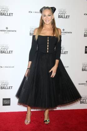 NEW YORK, NY- OCTOBER 5: Sarah Jessica Parker at the New York City BalletÕs 2023 Fall Fashion Gala honoring George Balanchine and Jerome Robbins at the David H. Koch Theater in Lincoln Center on October 5, 2023 in New York City. Copyright: xRWx