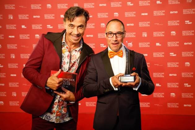 Claudio Maniscalco, Raphael aaron Moss Award Winner Best Lighting Design at the German Musical theater PReise 2023 at the Theater des Westens, Berlin
