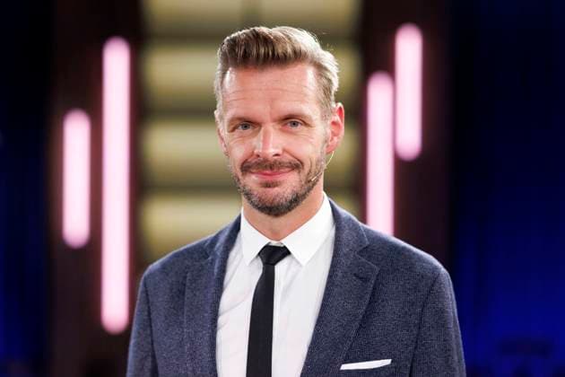 Cabaret artist Florian Schroeder at the recording of the WDR talk show Kölner Treff at WDR Studio BS 2 in Bocklemünd Cologne, 12 10 2023 NRW Germany Copyright: xChristophxHardtx