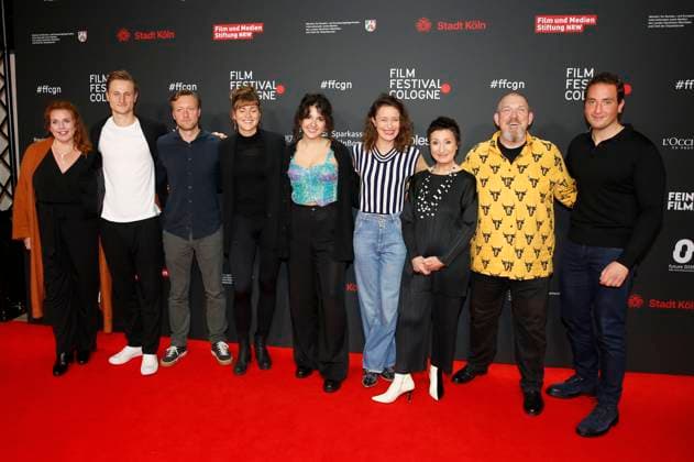 Tinka Fürst, Renan Demirkan and Dietmar Bär with cast and crew at the premiere of the ARD crime thriller Tatort Pyramide at the 33 Film Festival Cologne 2023 at the Filmpalast Köln, 22 10 2023 Foto:xR.xSchmiegeltx xFuturexImagex tatort_3015