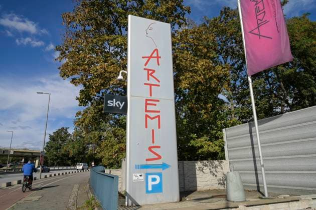Logo Artemis, brothel, Halenseestraße, Charlottenburg, Berlin, Germany