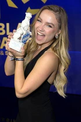 Julia Beautx at the award ceremony of the Blue Panther TV Streaming Award 2023 in the BMW World Munich, 25 10 2023 Foto:xF.xKernx xFuturexImagex panther_8167