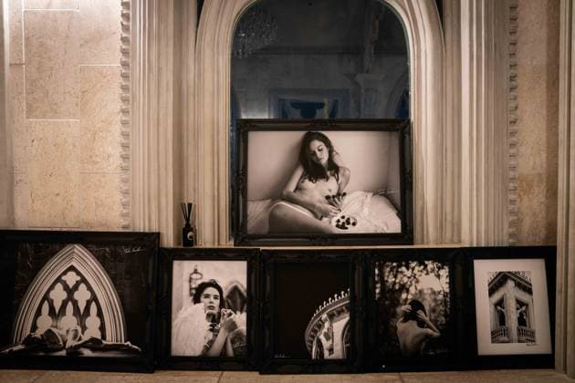 October 28, 2023, Bangkok, Bangkok, Thailand: Photographs by Tada George Varich, an exclusive photographer for VOGUE Thailand renown for his work in fashion and with celebrities, is seen on display during In The Private Room of Tada Varich, a secret photo exhibition at LA CHAPELLE Bangkok on October 28, 2023. Bangkok Thailand - ZUMAh236 20231028_zip_h236_004 Copyright: xMattxHuntx