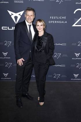 Tilmar Kuhn and Katharine Mehrling at the 27 Festive Opera Gala for the AIDS Foundation on 4 11 2023 in Berlin Festive Opera Gala 2023 for the AIDS Foundation in Berlin